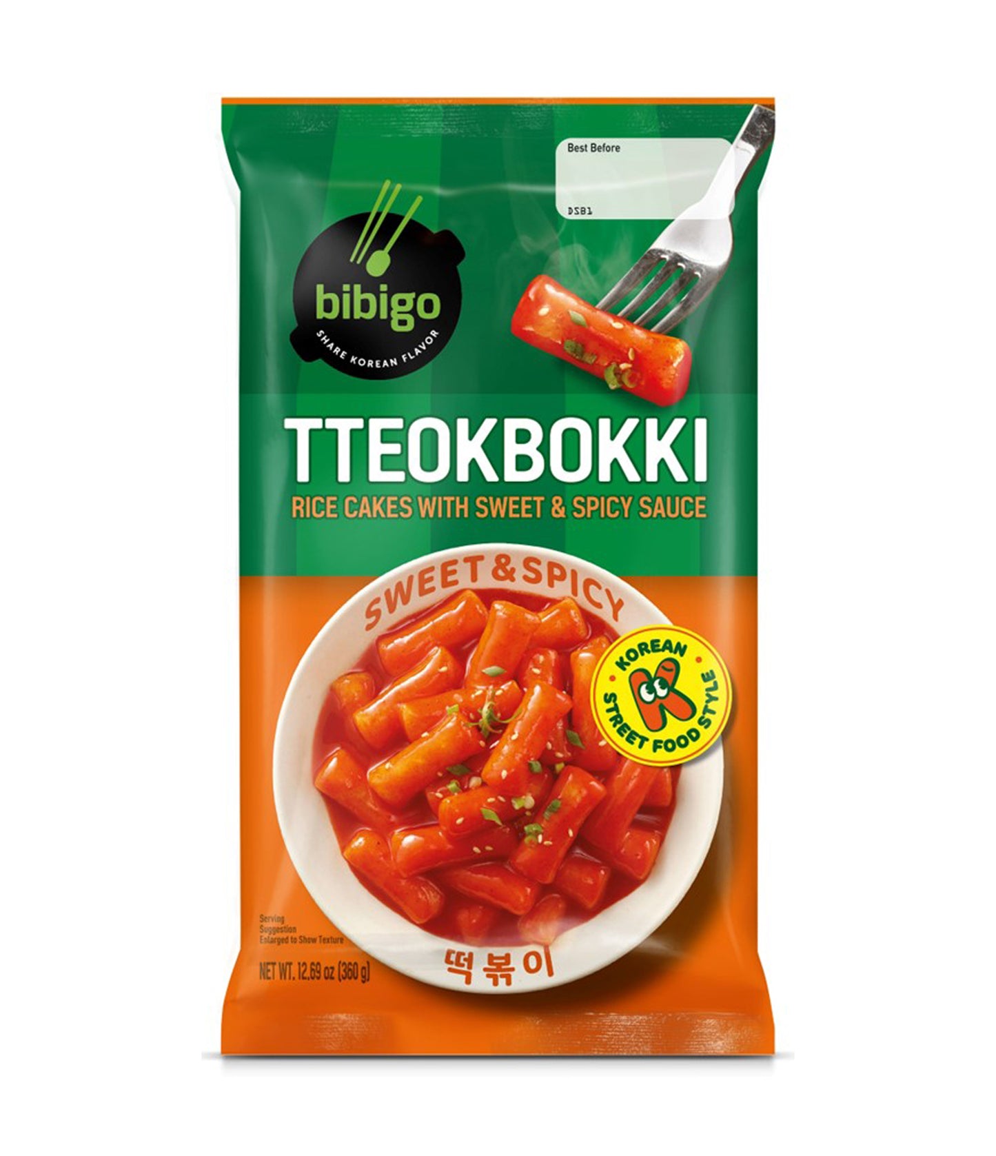 Bibigo Sweet & Spicy Tteokbokki (360g)
