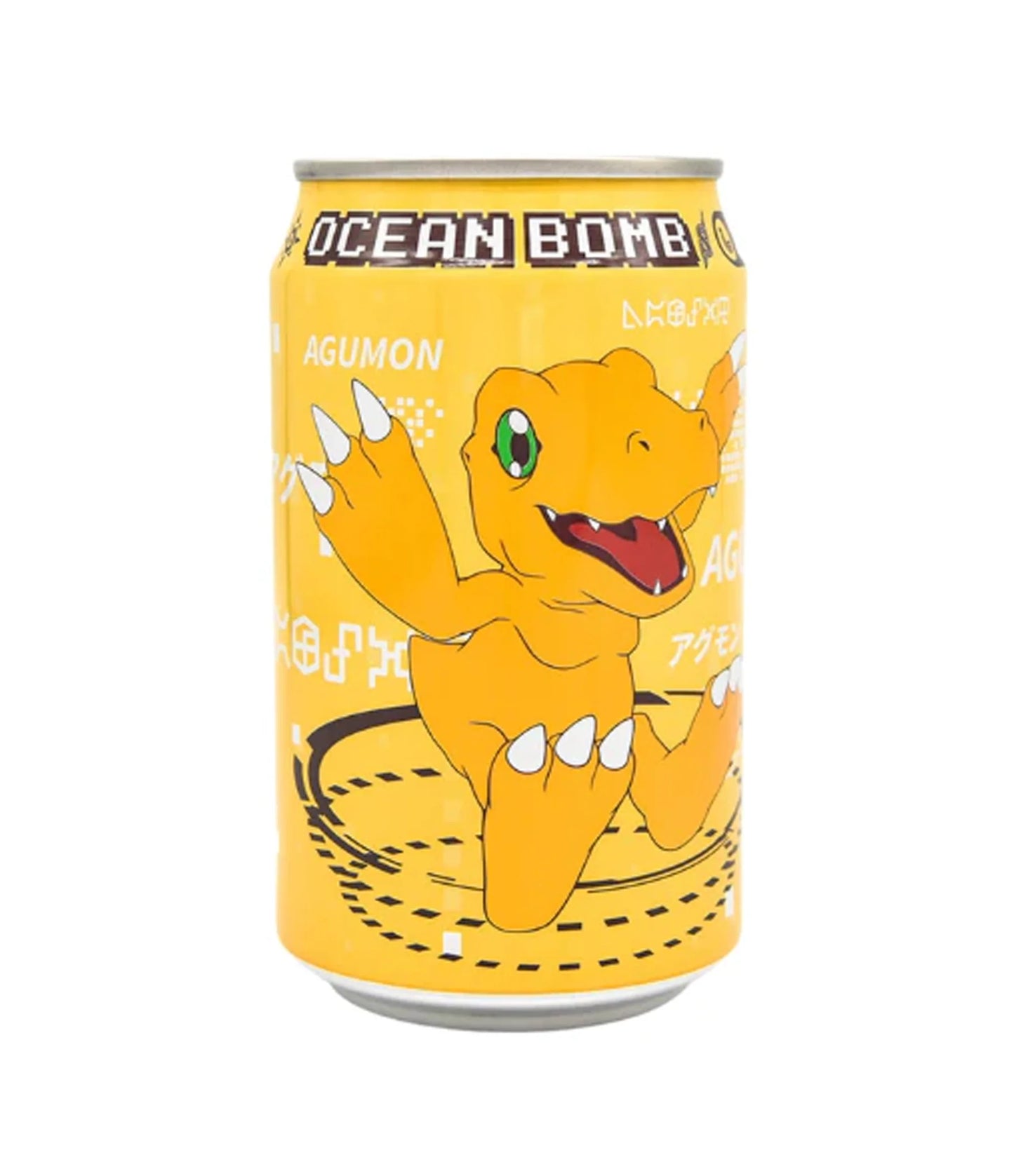 Ocean Bomb Agumon Banana Flavour Sparkling Water