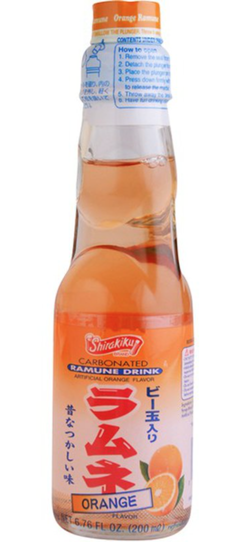 SHIRAKIKU Orange Flavour Ramune