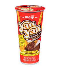 Meiji Yan Yan Cracker Stick with Chocolate Creme Dip