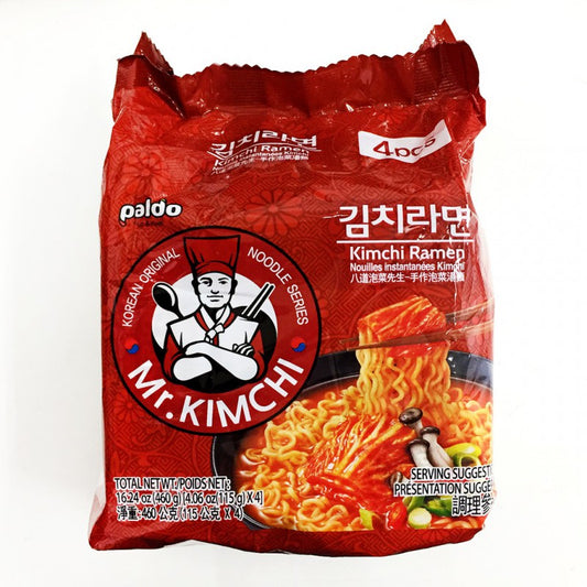 PALDO Mr. Kimchi Ramen (4 Packs)