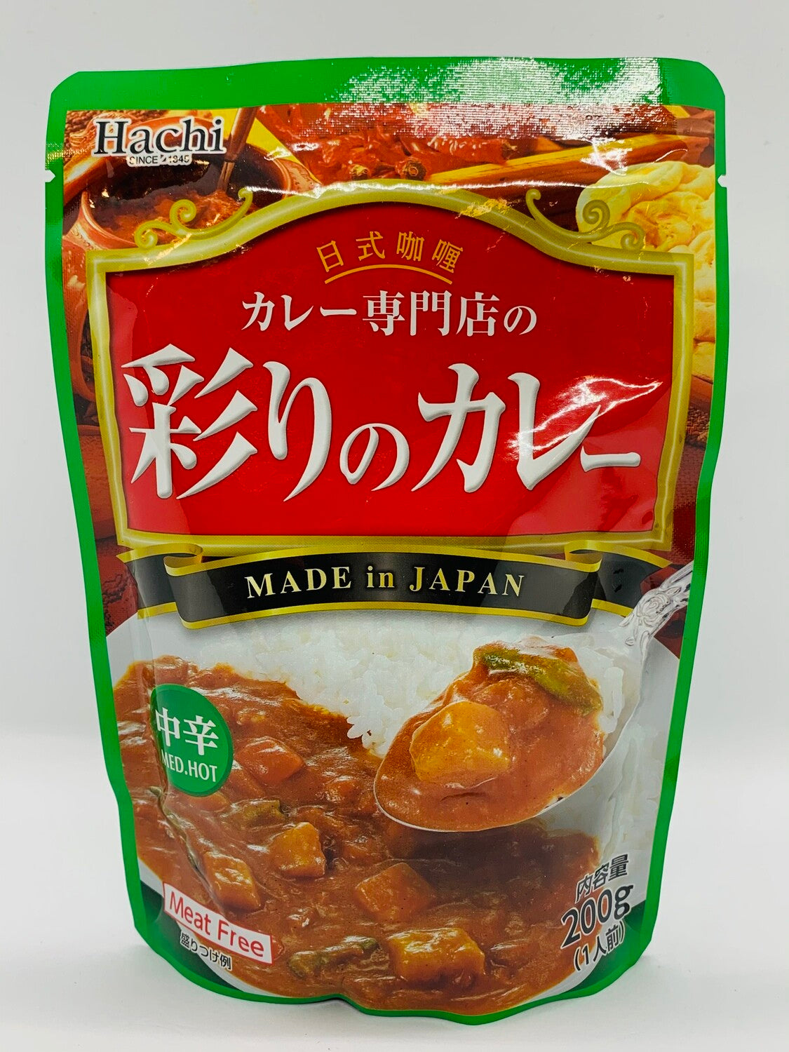 Hachi Curry Sauce Medium Hot (200g)