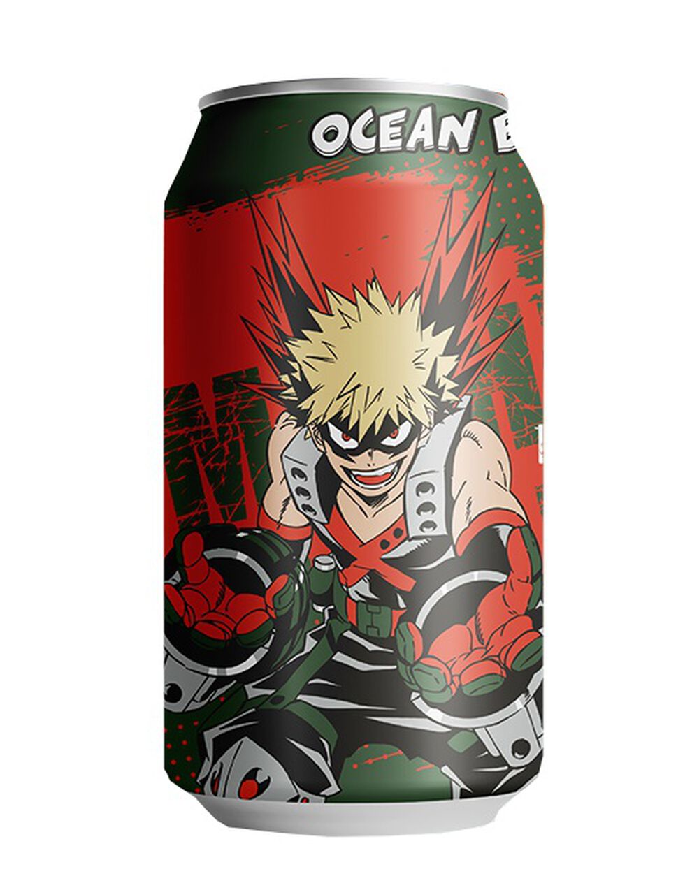 Ocean Bomb Katsuki Bakugo Red Grape Flavour Sparkling Water