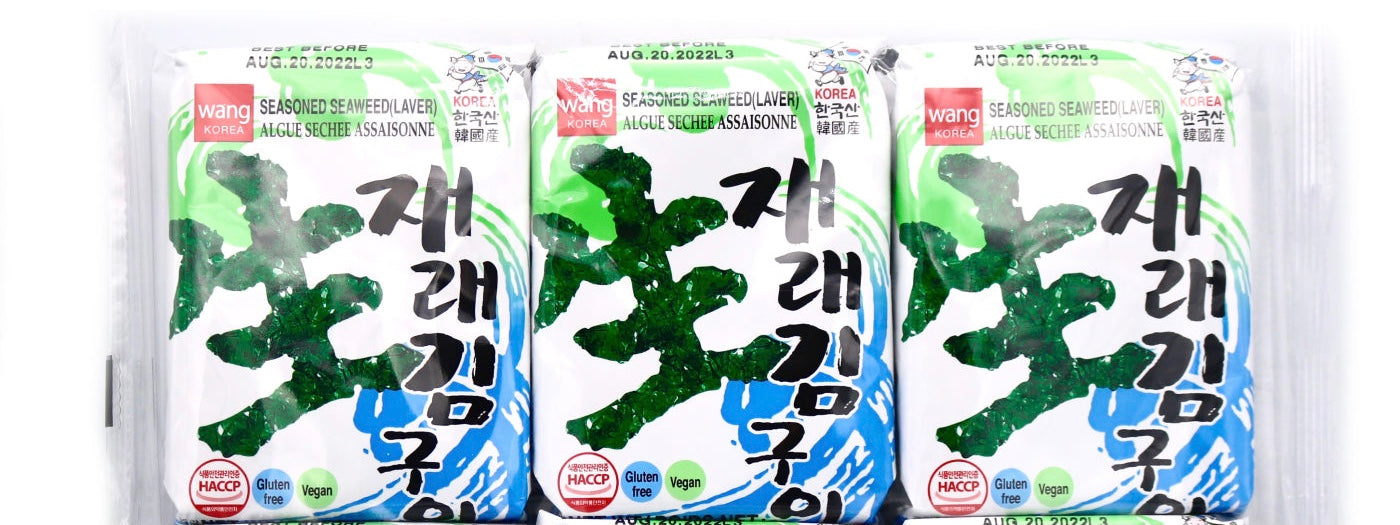 WANG KOREA Seasoned Seaweed Laver (3 Packs)