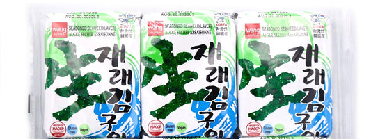 WANG KOREA Seasoned Seaweed Laver (3 Packs)