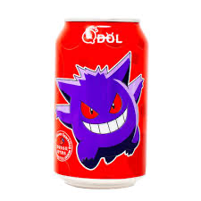 QDOL Gengar Strawberry Flavour Sparkling Water