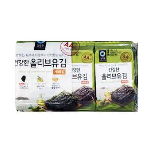 DAESANG Olive oil traditional Laver Seaweed (9 Packs)