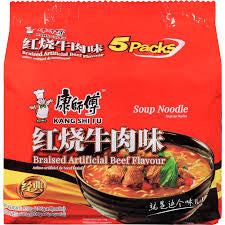 KANG SHI FU Braised Artificial Beef Flavour Ramen