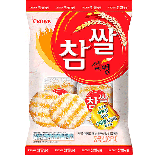CROWN Snowy Rice Cracker Original