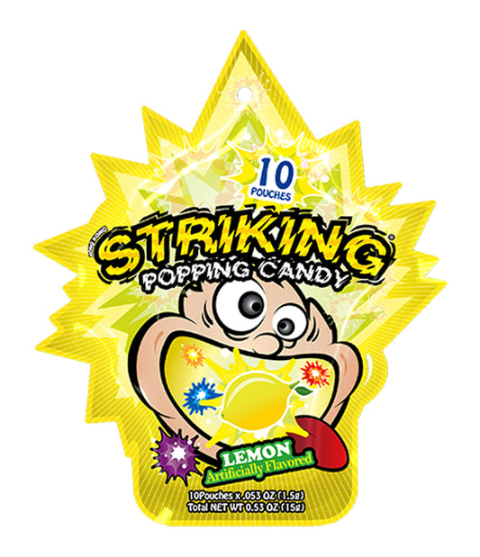 Lemon Striking Popping Candy