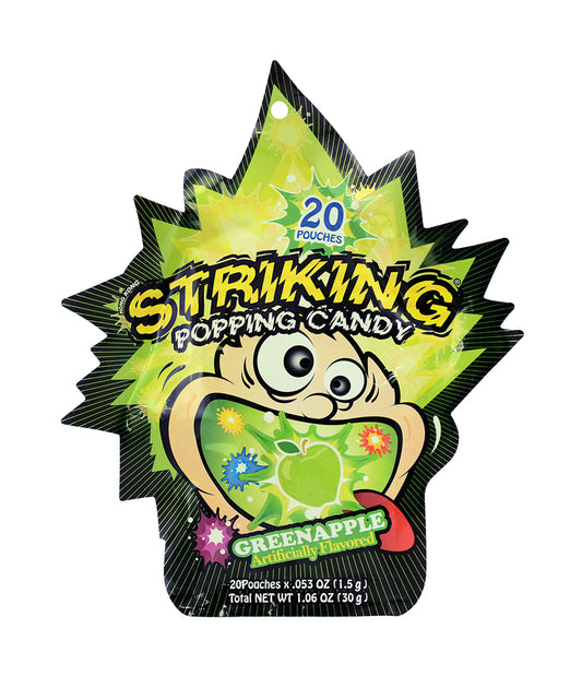 Green Apple Striking Popping Candy
