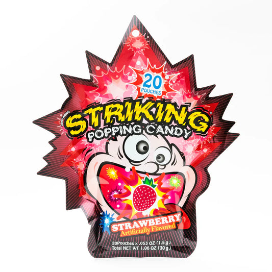Strawberry Striking Popping Candy