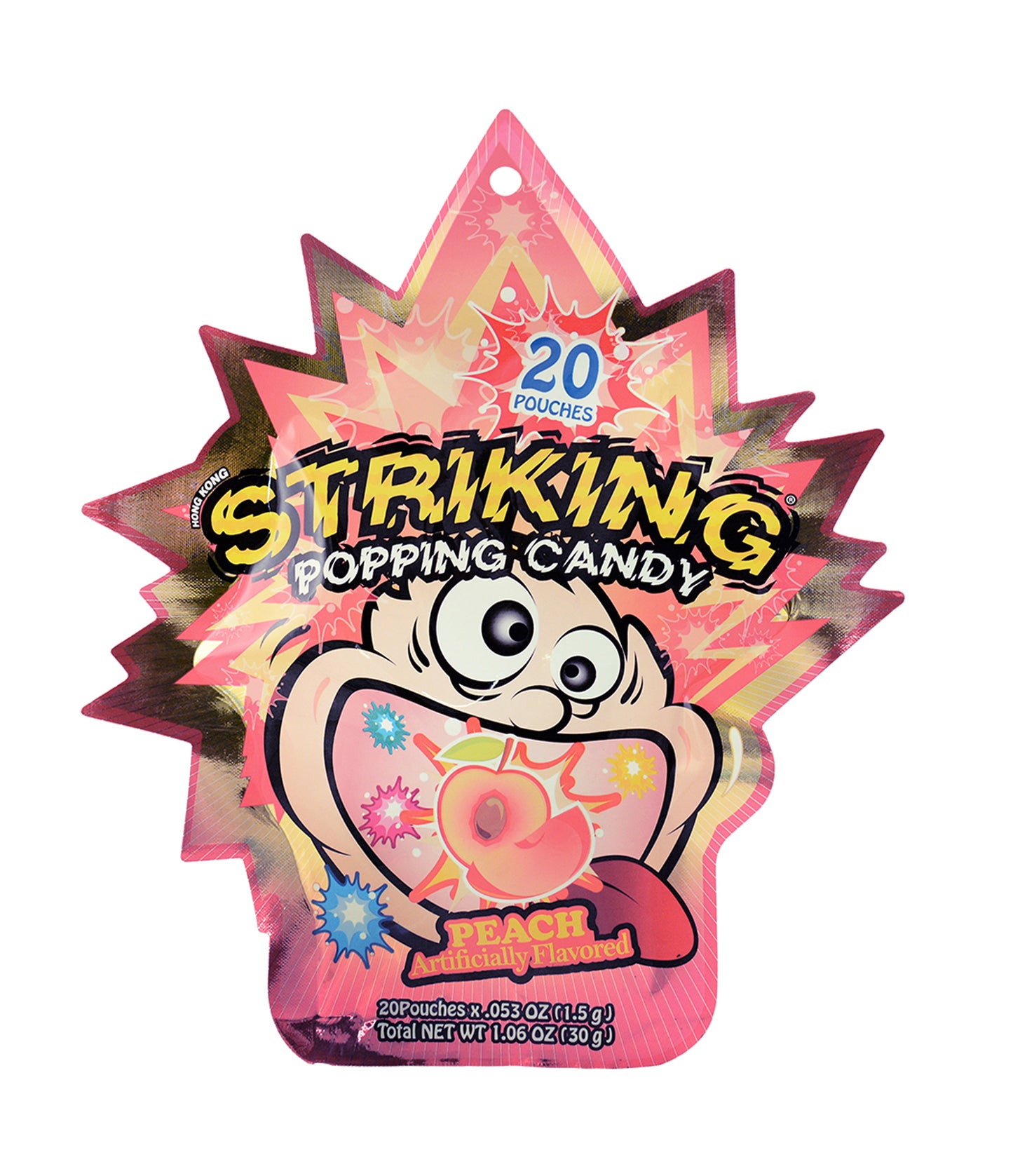 Peach Striking Popping Candy