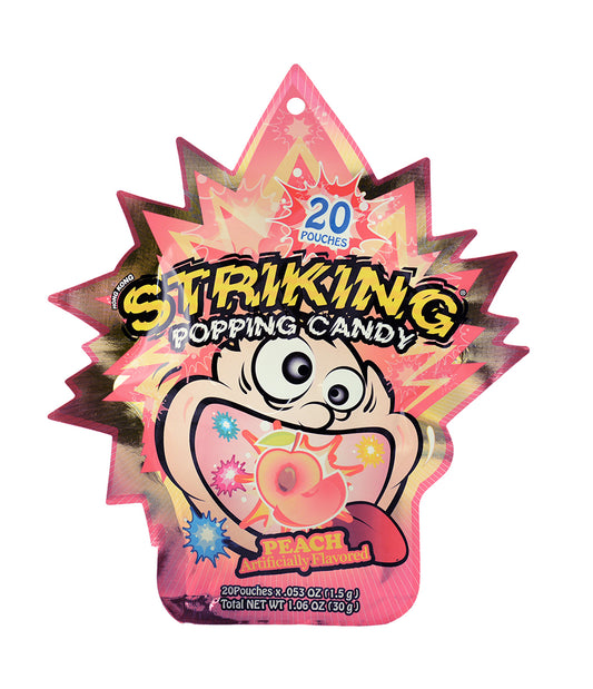 Peach Striking Popping Candy