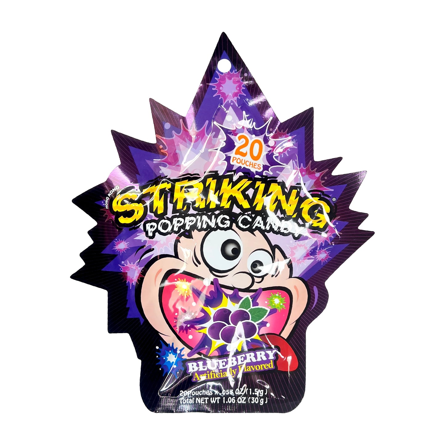Blueberry Striking Popping Candy