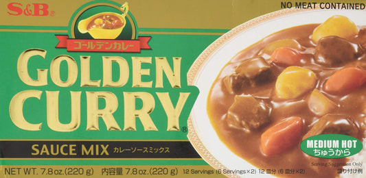 S&B Golden Curry Medium Hot Flavour