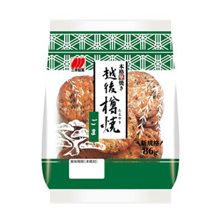 SANKO Baked Rice Crackers Sesame And Soy Sauce Flavour (86g)