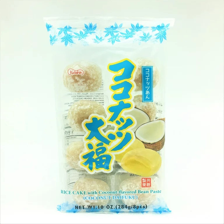 KYŌSHIN Rice Cake With Bean Jam (Coconut Daifuku)