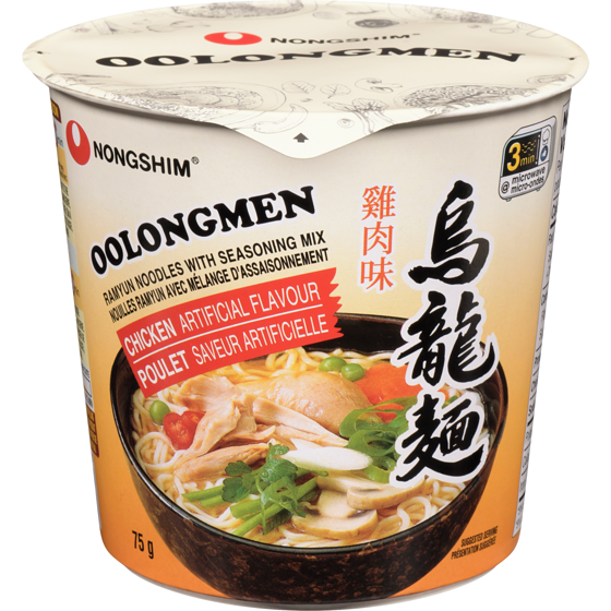 NONGSHIM OOLONGMEN Chicken Flavour Cup Noodle