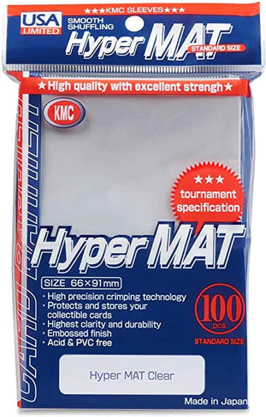 KMC Hyper Mat Clear Standard Size Sleeves