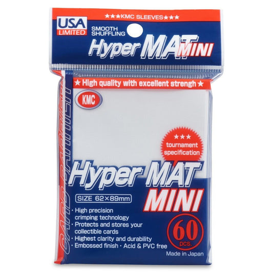 KMC Hyper Mat Mini Clear Sleeves