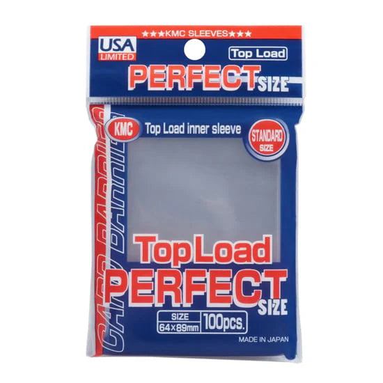 KMC Top Load Perfect Standard Sleeves