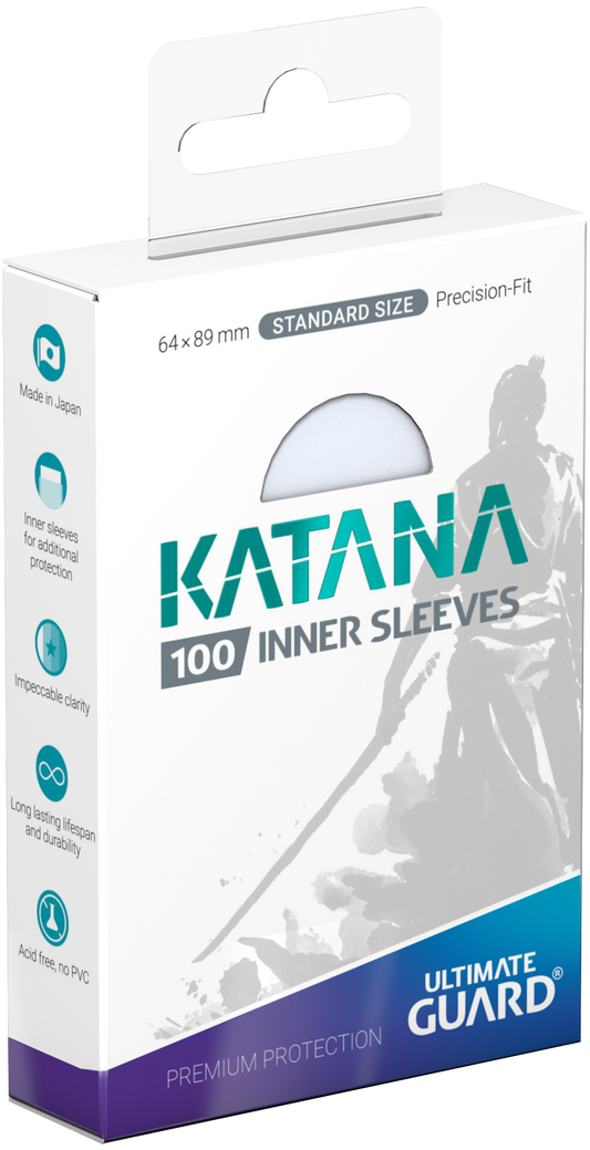 Ultimate Guard Katana Inner Sleeves (Transparent)