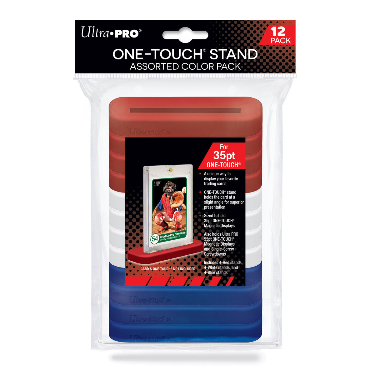 Ultra Pro One Touch Stands Assorted Colours (12pc)