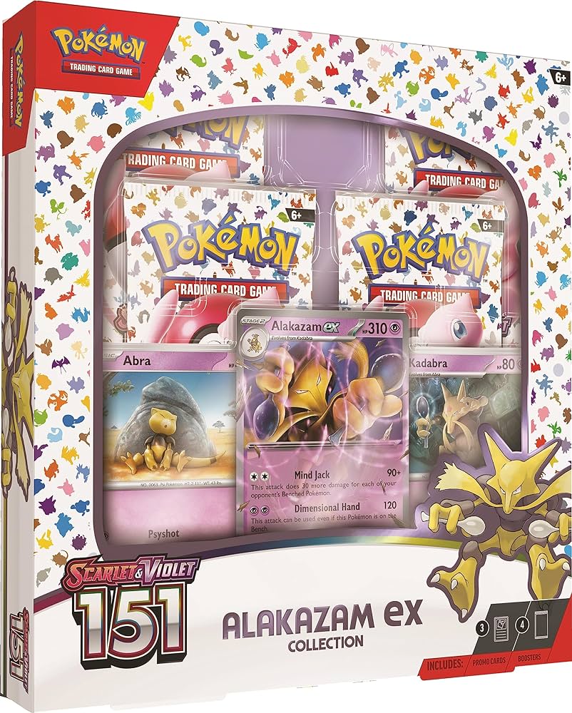 Pokémon TCG 151 Alakazam Ex Collection