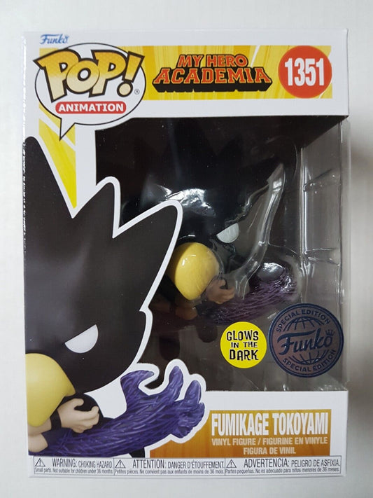 My Hero Academia Fumikage Tokoyami Funko Pop (Glow In The Dark)
