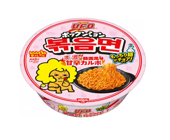 Nissin U.F.O. Rich Korean Style Sweet And Spicy Carbonara Ramen