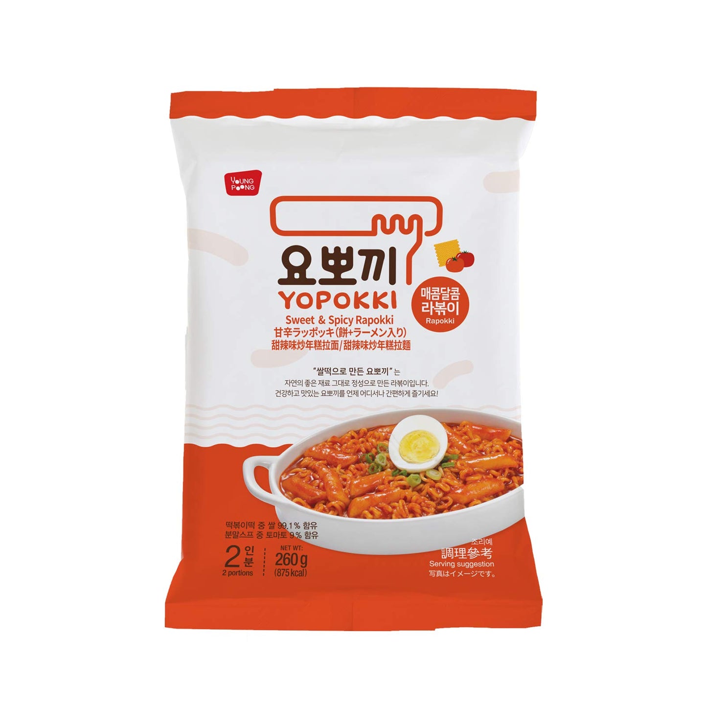 Young Poong Sweet & Spicy Yopokki (240g)
