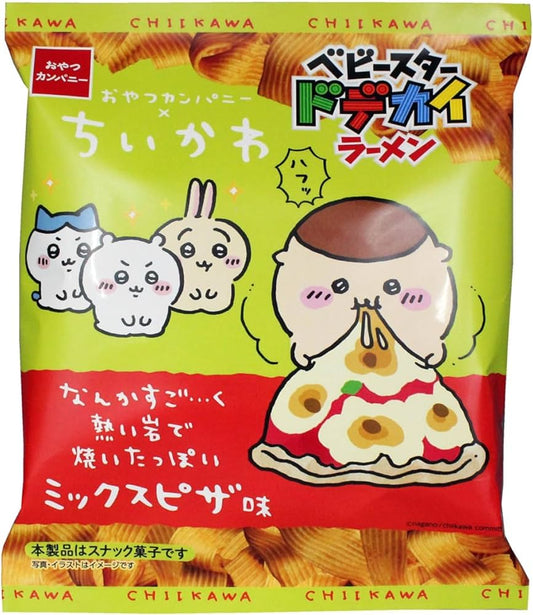 OYATSU Baby Star Chiikawa Dodekai Ramen Snack Mixed Pizza
