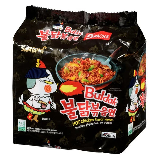 SAMYANG Buldak Hot Chicken Stir Fried Ramen (5 Packs)