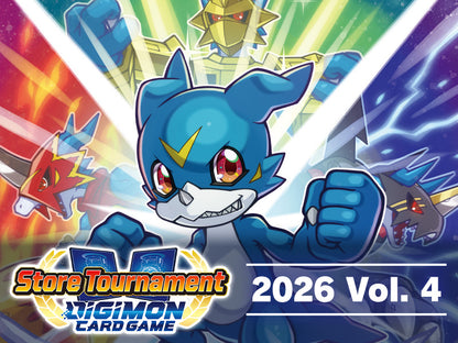 (18/10) DIGIMON Card Game Store Tournament 2026 Vol.3-4 Every Sunday At 3PM
