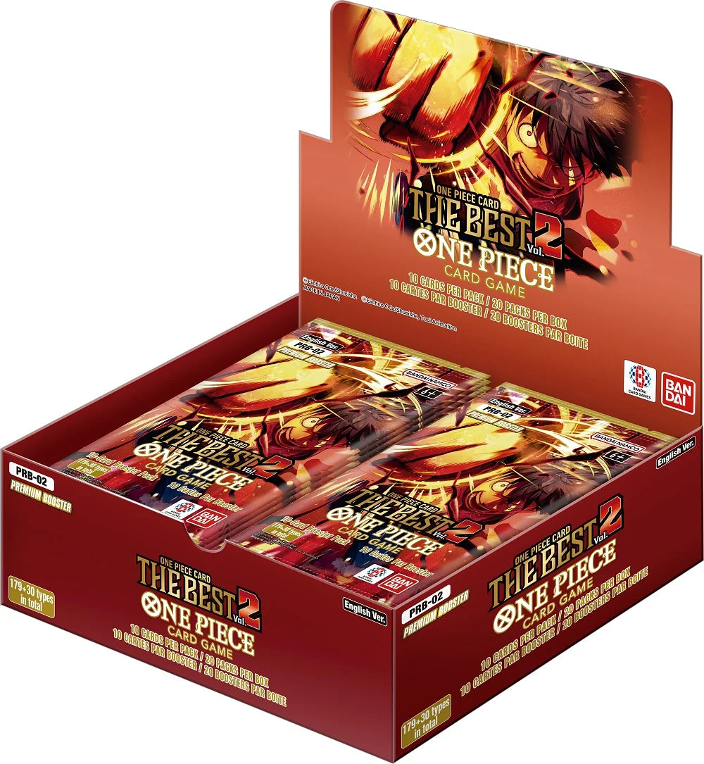 (PRE-ORDER) ONE PIECE CARD GAME - THE BEST VOL.2 - Premium Booster Box (PRB-02)