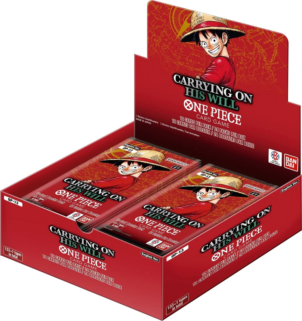 (PRE-ORDER) ONE PIECE CARD GAME - CARRYING ON HIS WILL - Booster Box (OP-13)