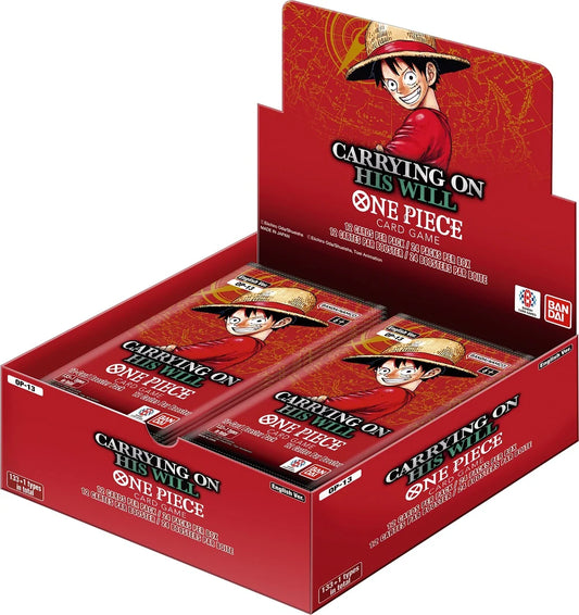 (PRE-ORDER) ONE PIECE CARD GAME - CARRYING ON HIS WILL - Booster Box (OP-13)